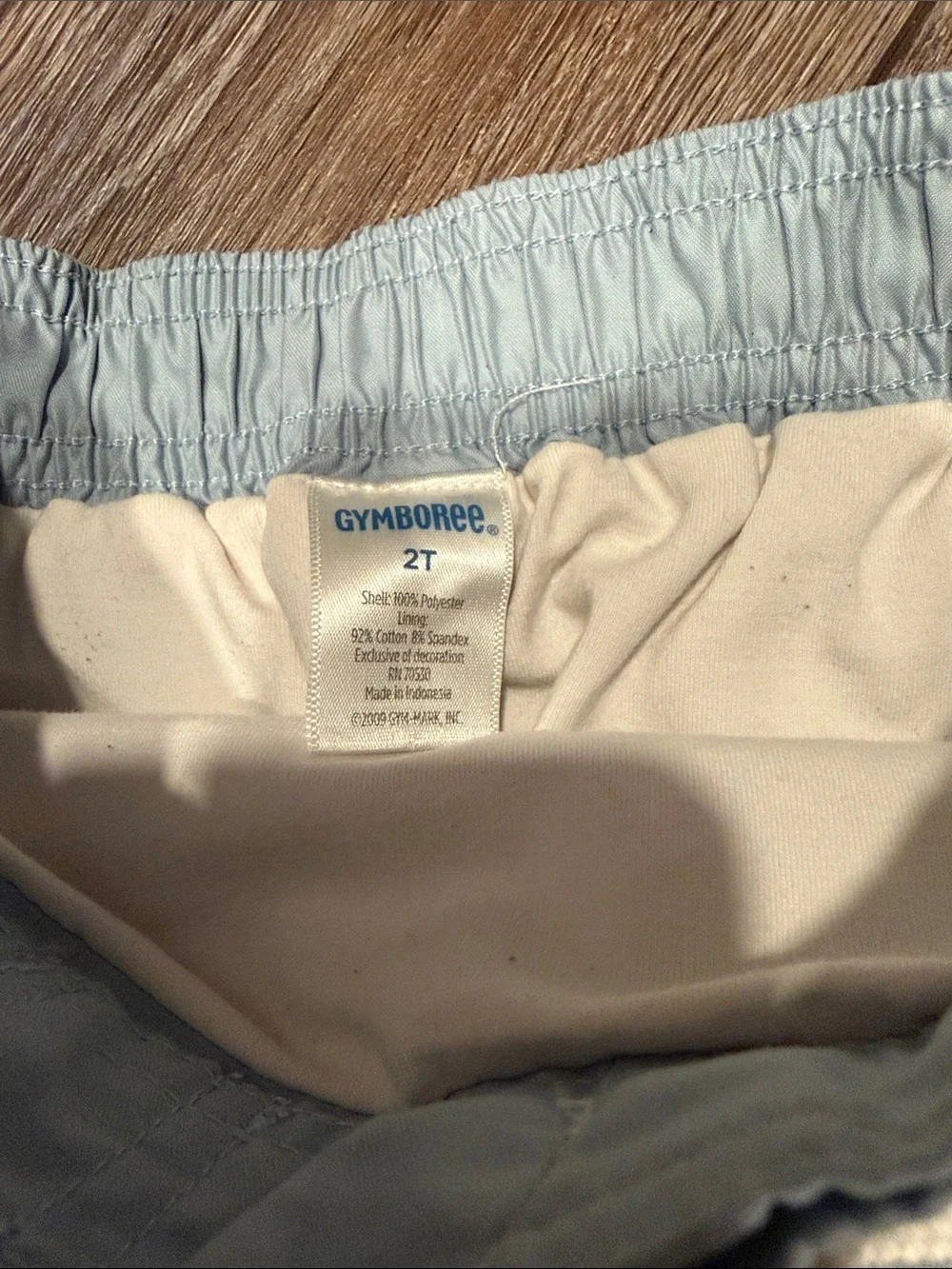 Gymboree “Monkeying Around” Light Blue Toddler Swim Shorts Size 2T